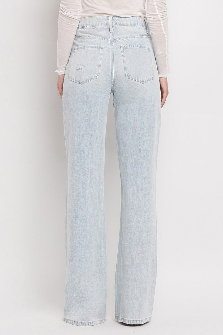 90'S Vintage Super High Rise Flare Jeans