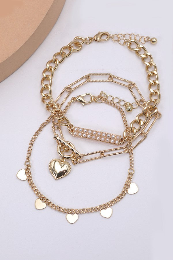 Key To My Heart Bracelet Set