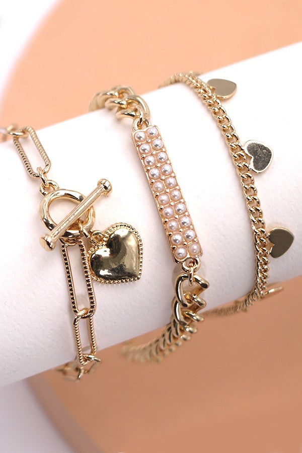 Key To My Heart Bracelet Set