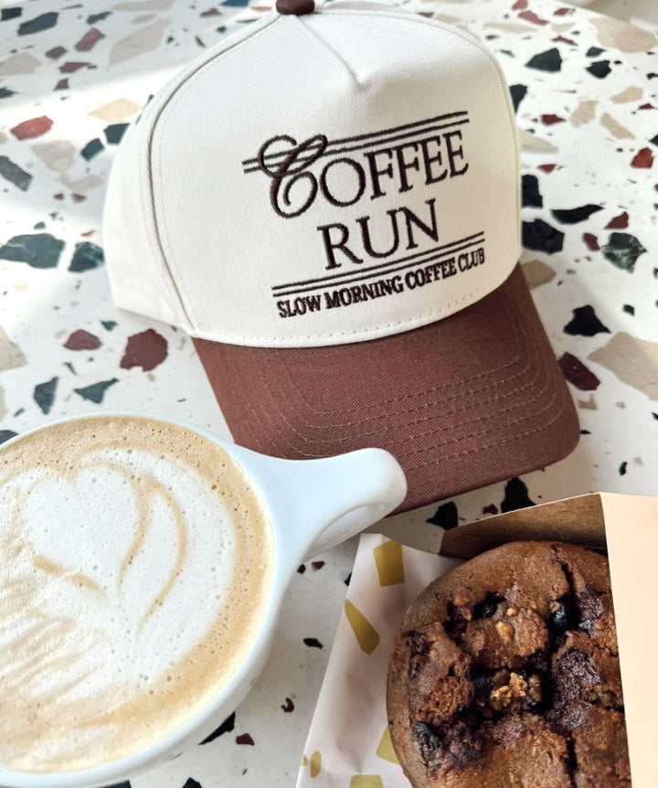 Coffee Run Vintage Trucker Hat