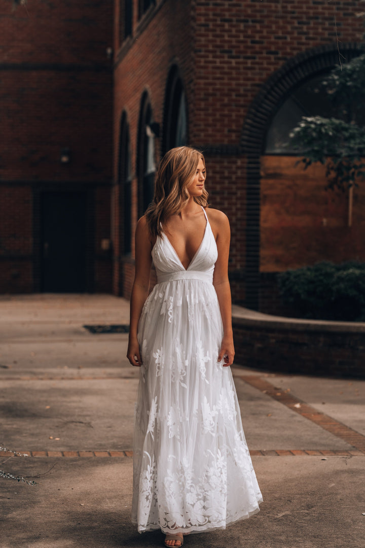 All My Love Maxi Gown (White)