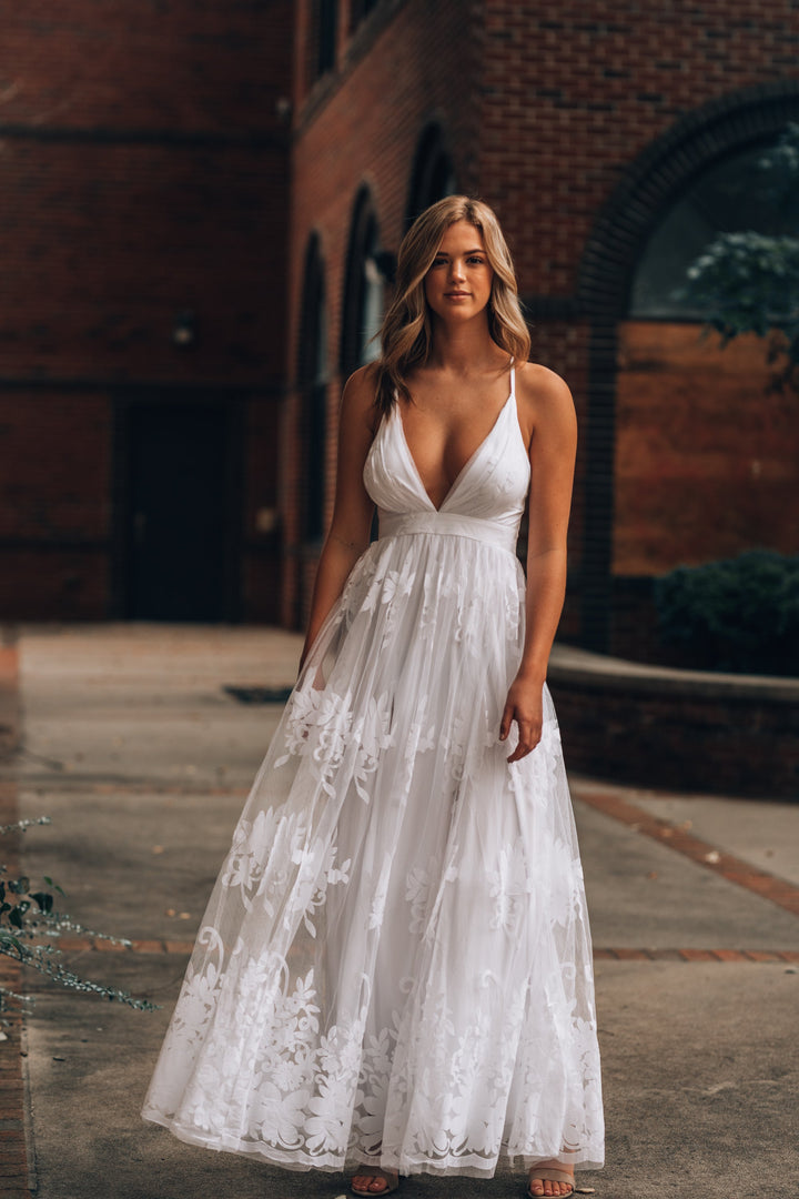 All My Love Maxi Gown (White)