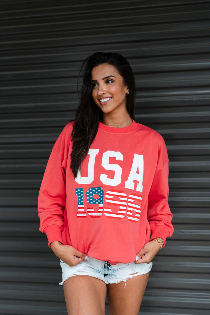 USA Oversized Sweater