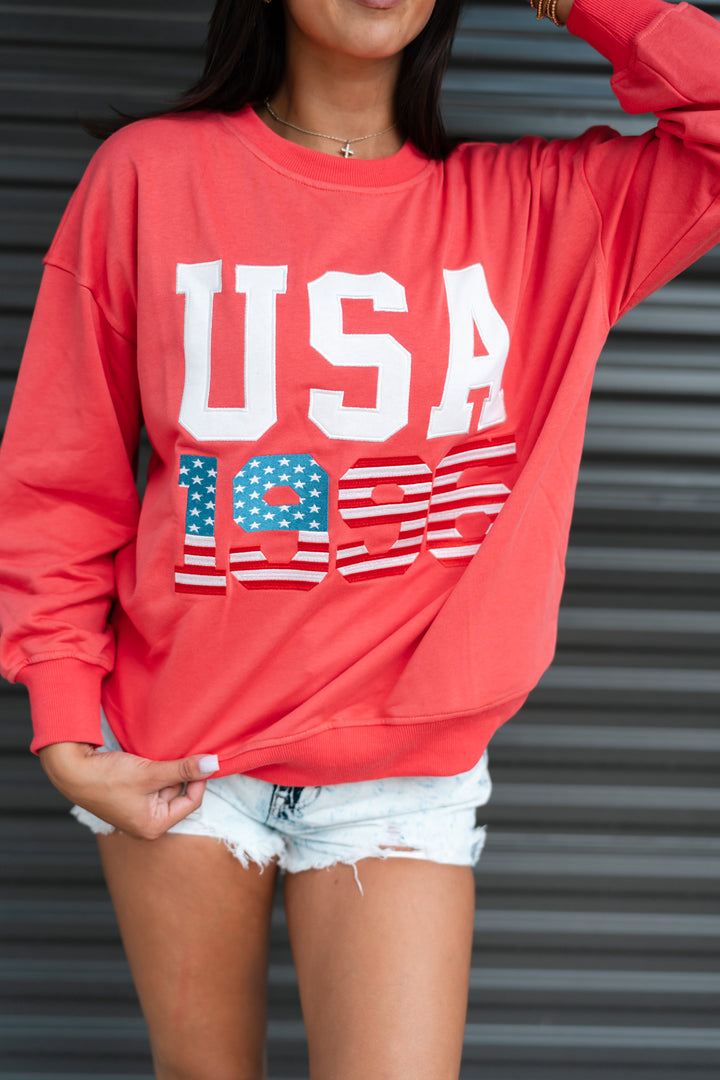 USA Oversized Sweater