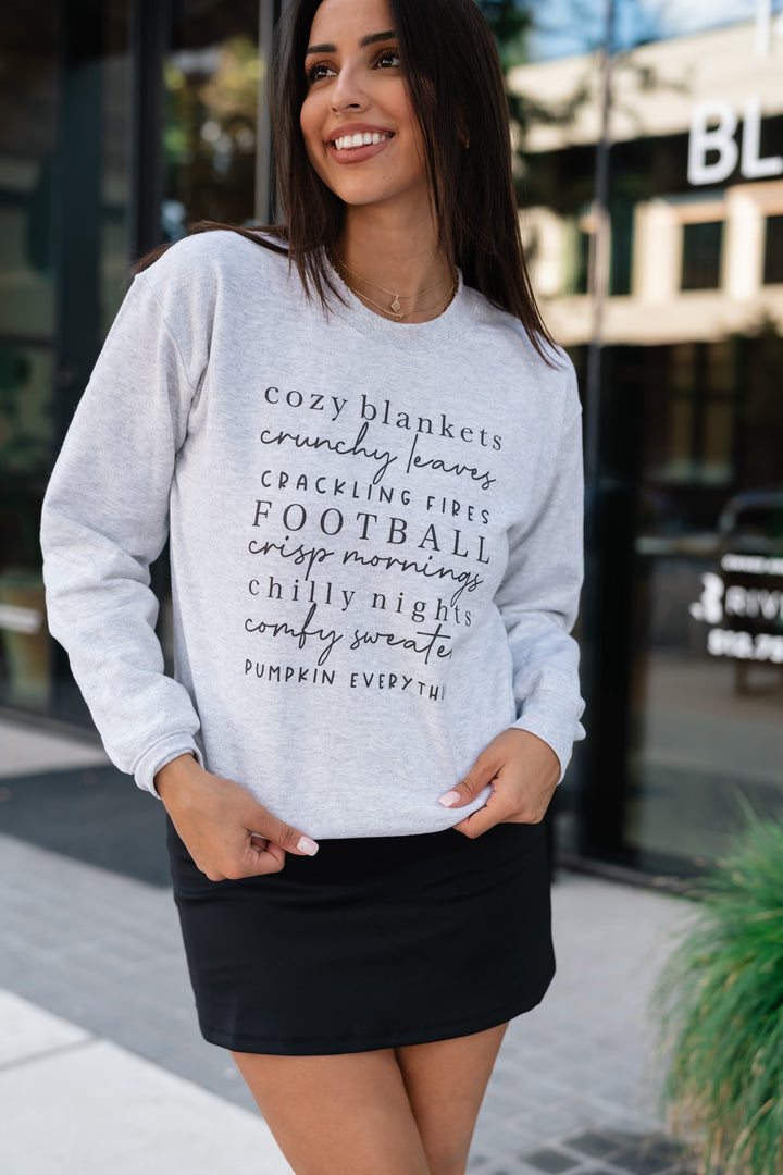 All About Fall Graphic Sweater