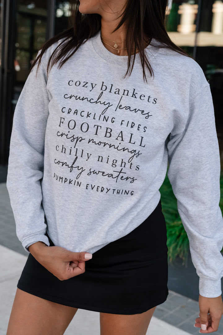 All About Fall Graphic Sweater