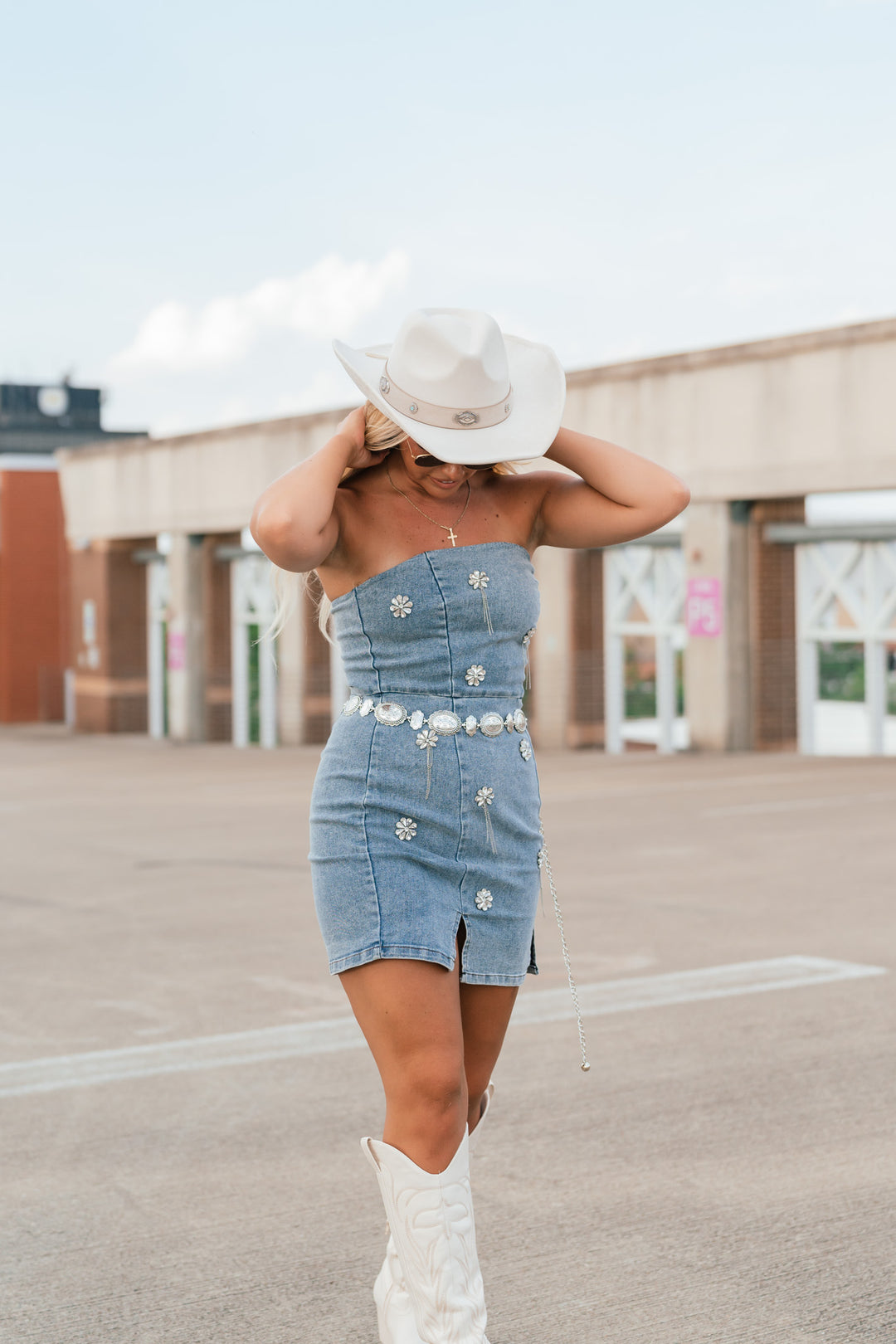 Tennessee Whiskey Denim Dress