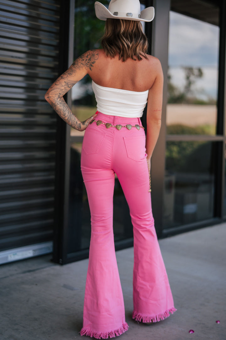 All Good Flare Jeans (Pink)