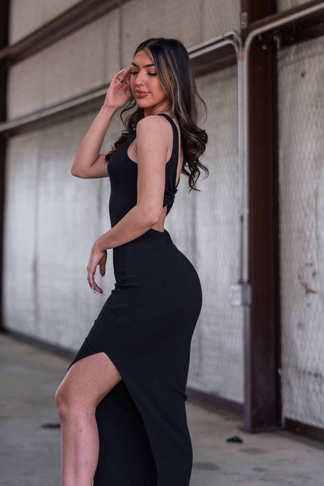 More Than Friends Maxi Dress (Black) FINAL SALE