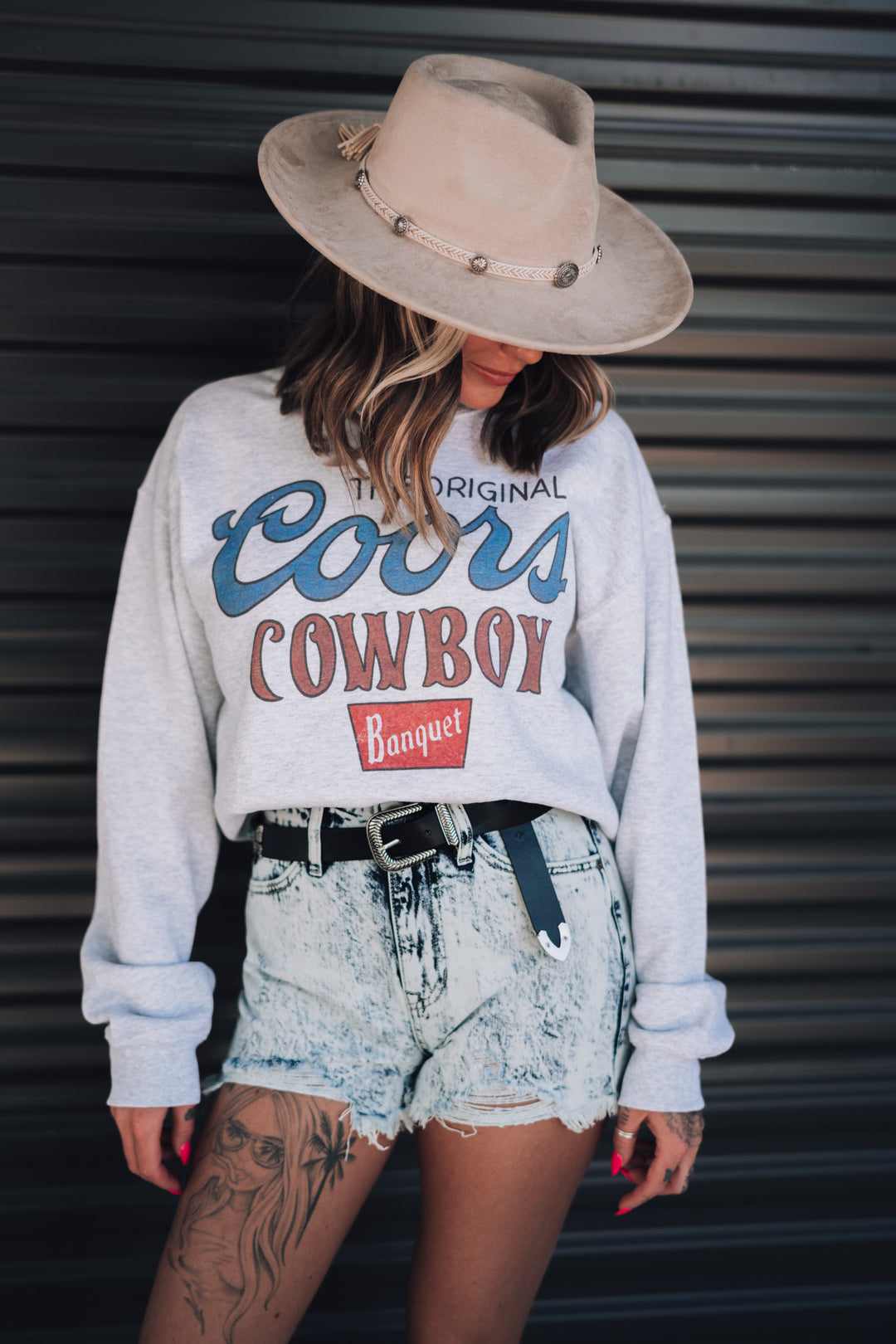 Coors Cowboy Oversized Sweater FINAL SALE