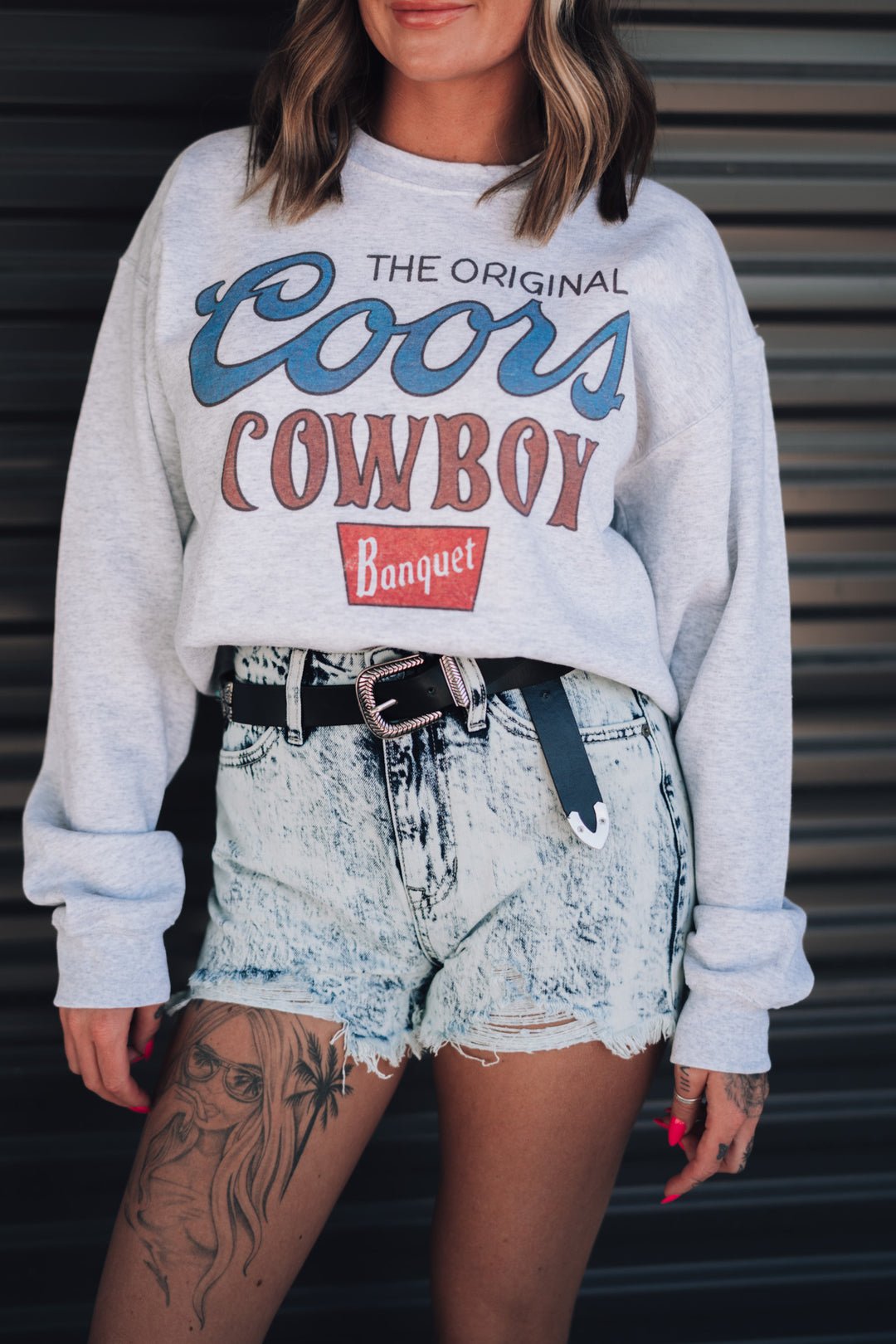 Coors Cowboy Oversized Sweater FINAL SALE