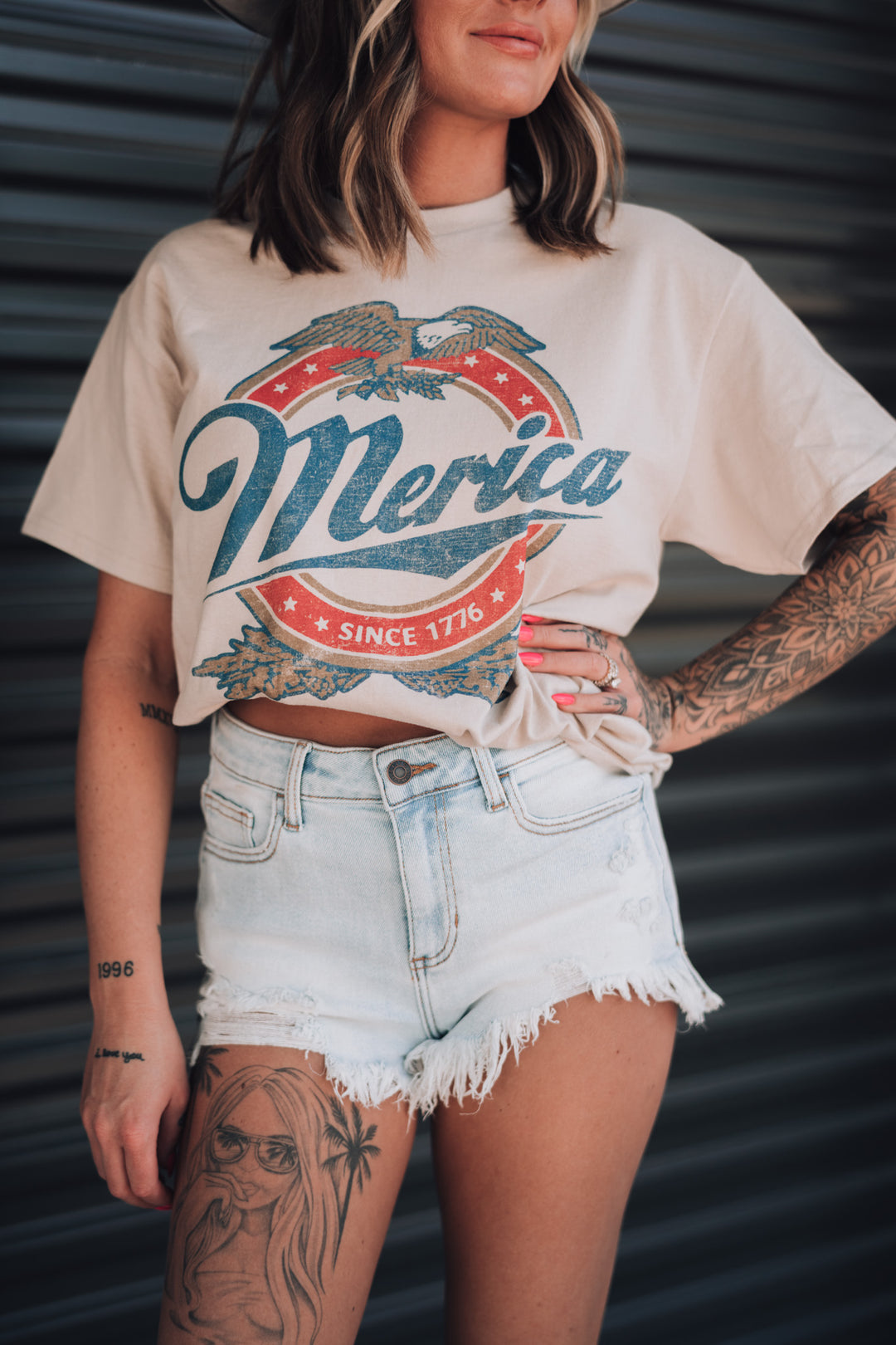 'Merica Oversized Tee FINAL SALE