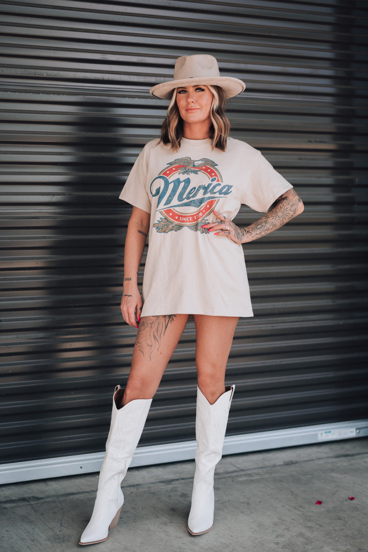 'Merica Oversized Tee FINAL SALE