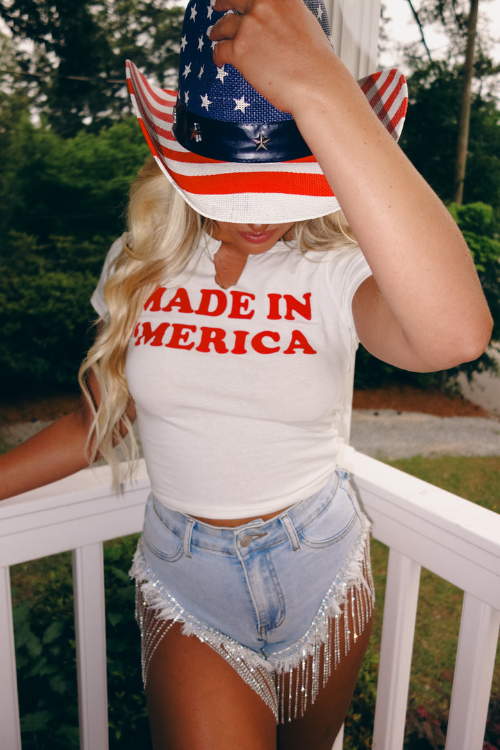 Made In 'Merica Crop Top FINAL SALE