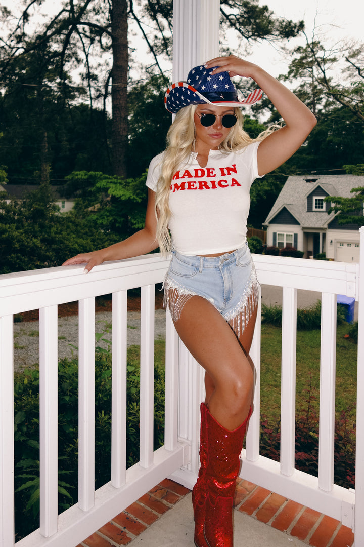 Made In 'Merica Crop Top FINAL SALE