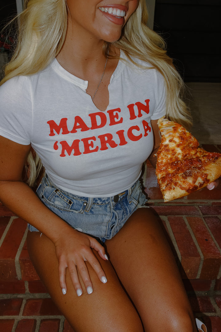 Made In 'Merica Crop Top FINAL SALE