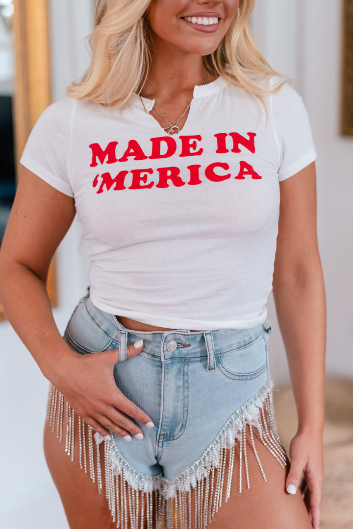 Made In 'Merica Crop Top FINAL SALE