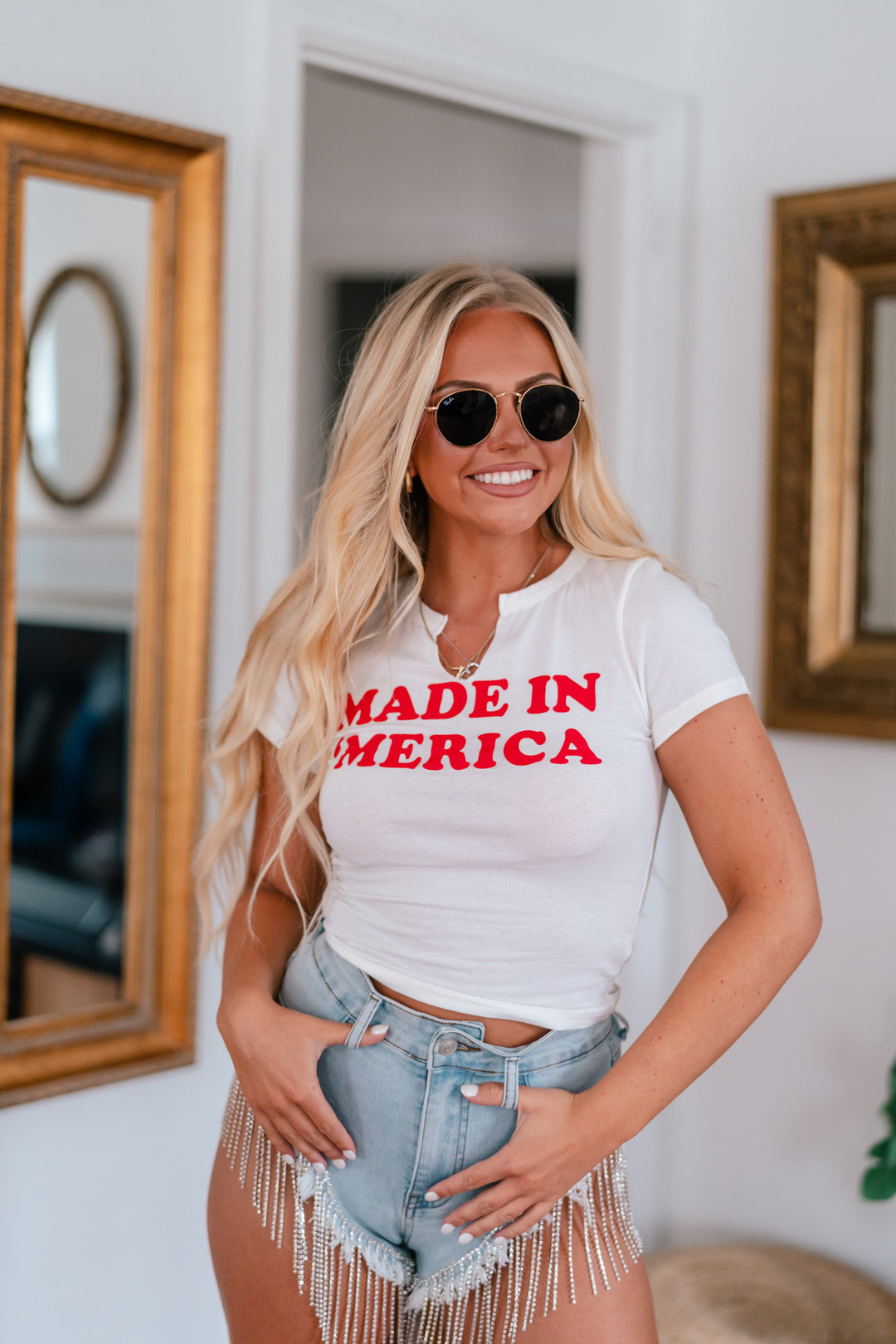 Made In 'Merica Crop Top FINAL SALE