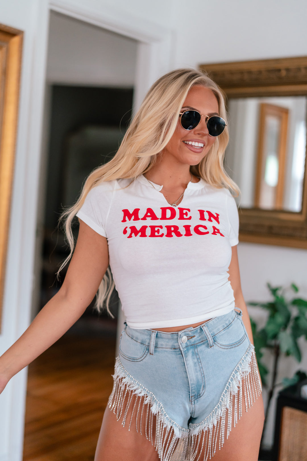 Made In 'Merica Crop Top FINAL SALE