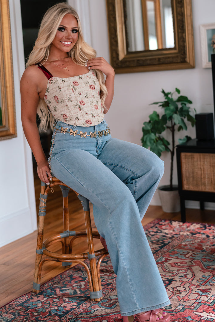 Wide Leg Essential Denim Jeans