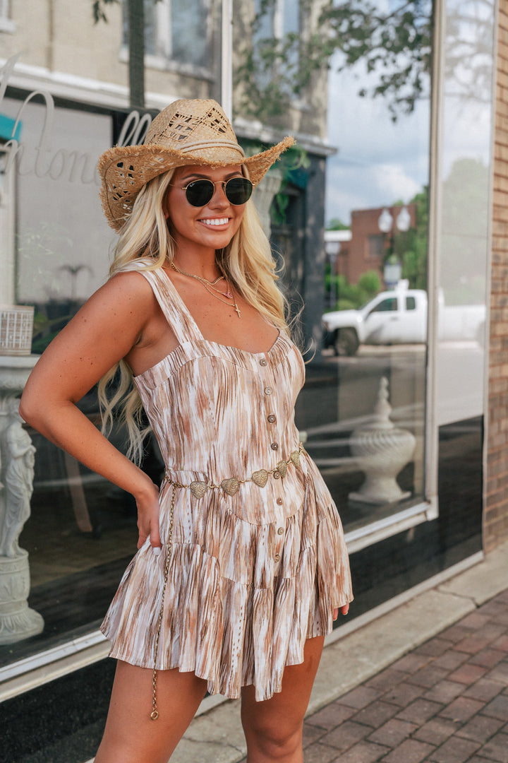 Maggie Abstract Romper