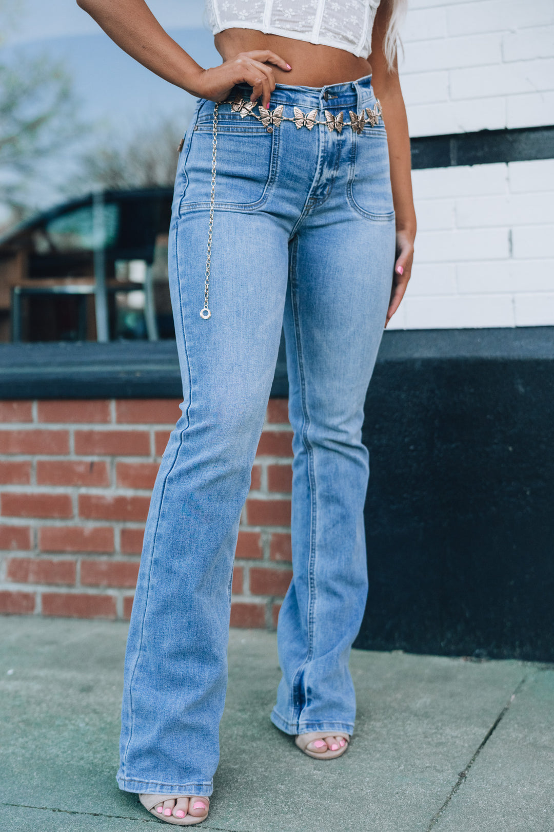 Square Dance Boot Cut Jeans