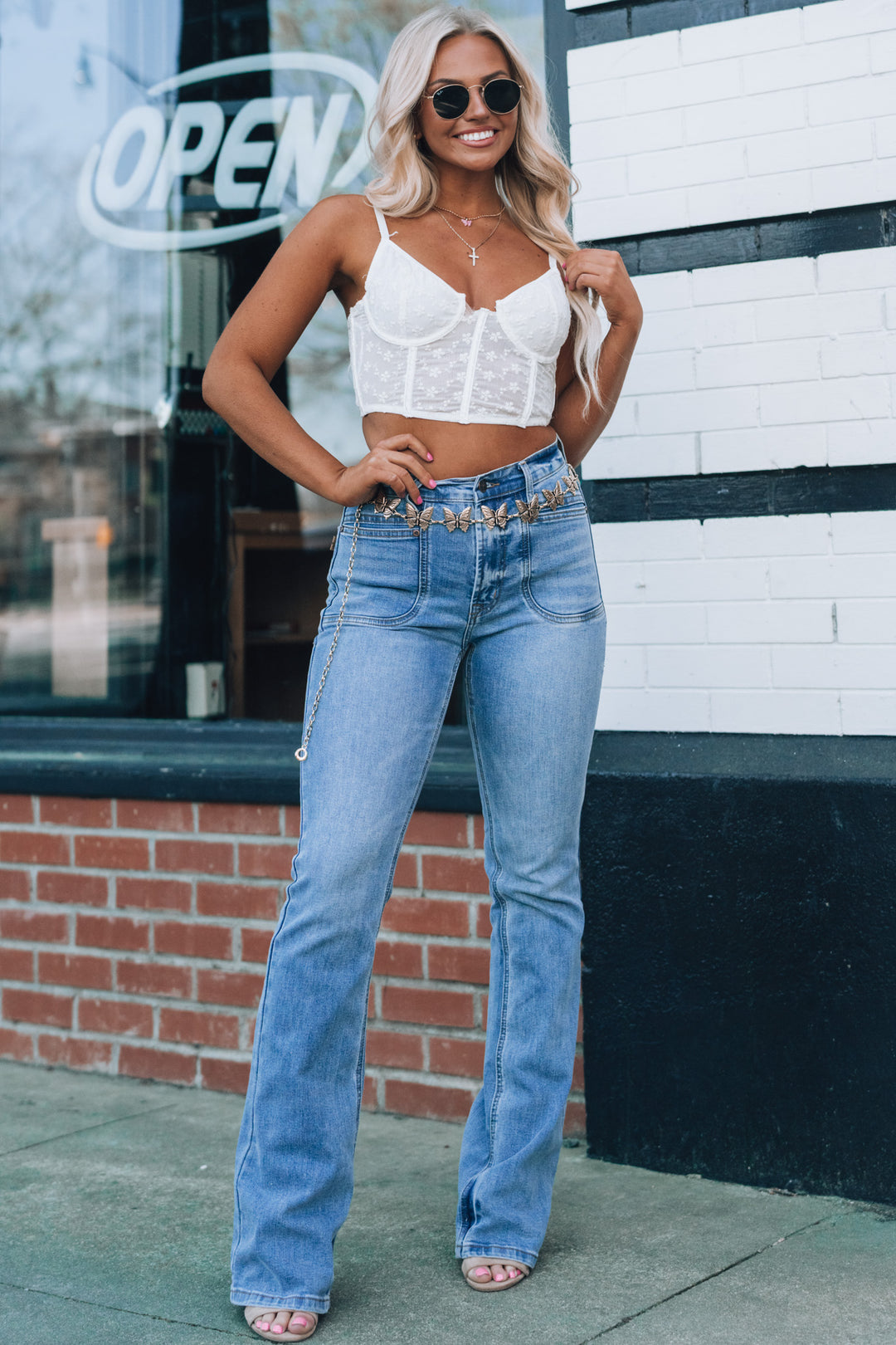 Square Dance Boot Cut Jeans