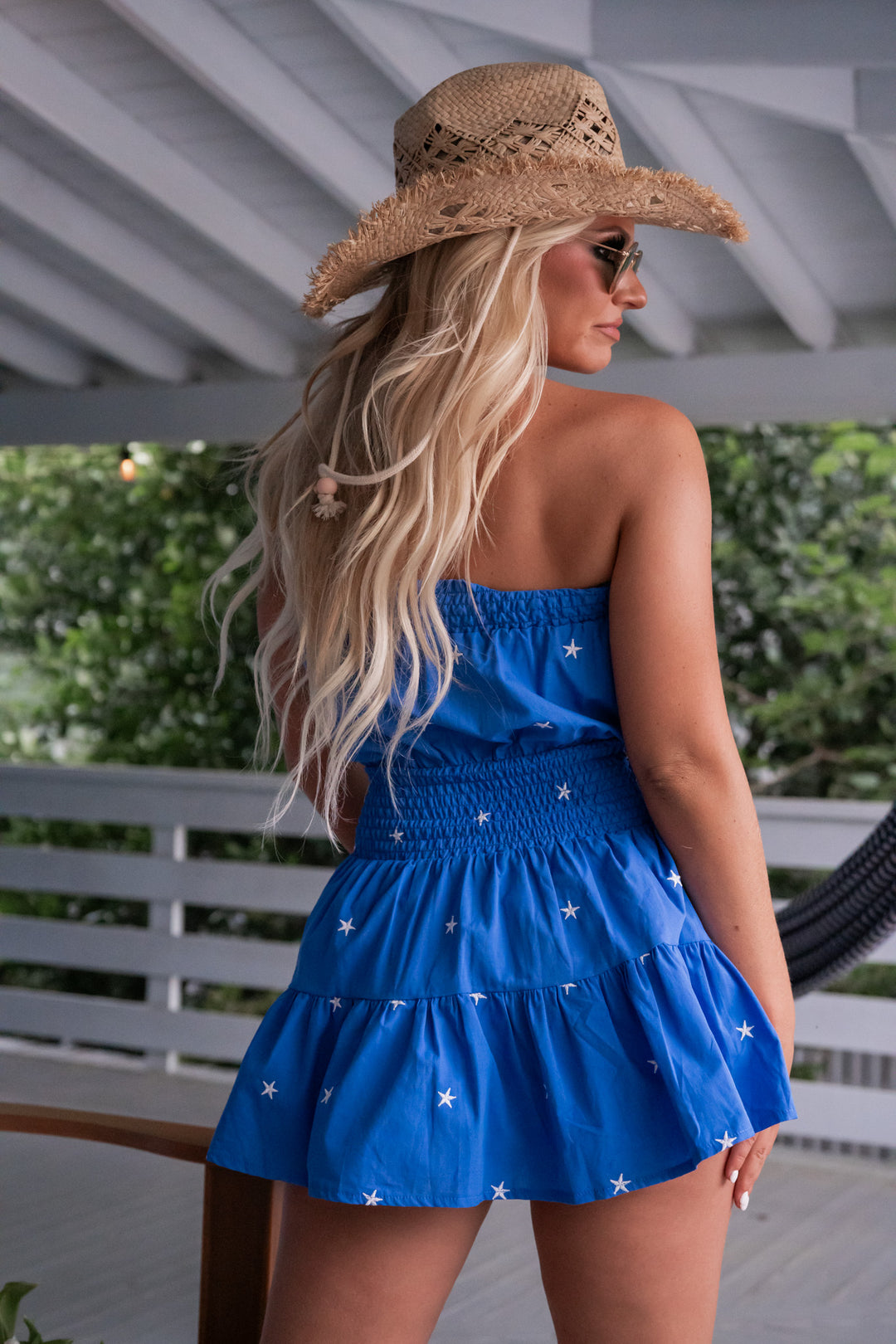 Party In The USA Star Romper (Blue) FINAL SALE