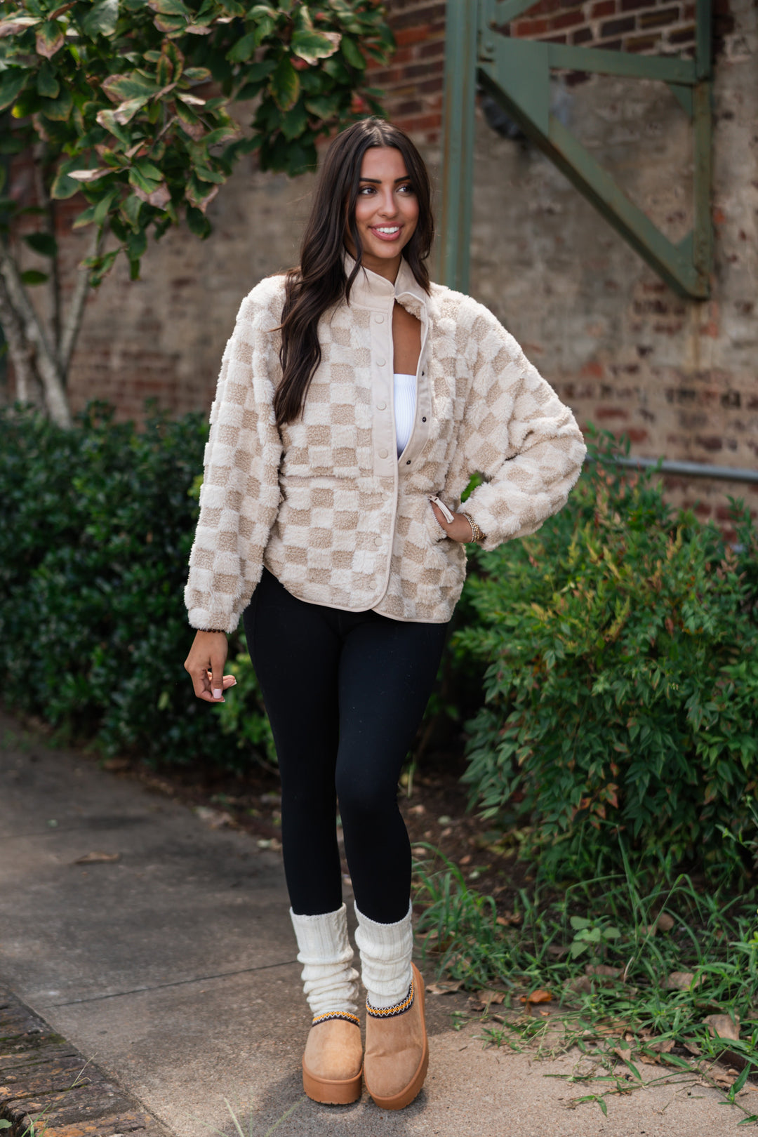 Laurie Slip On Boots (Tan)