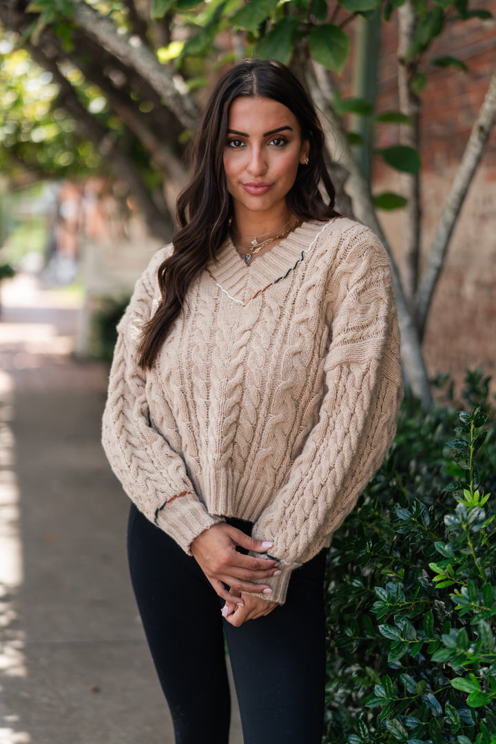 Maplewood Mornings Knit Sweater