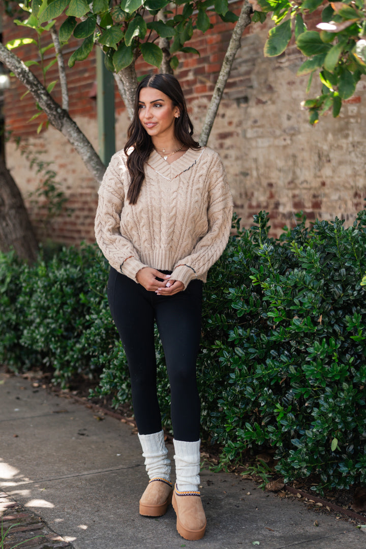 Maplewood Mornings Knit Sweater