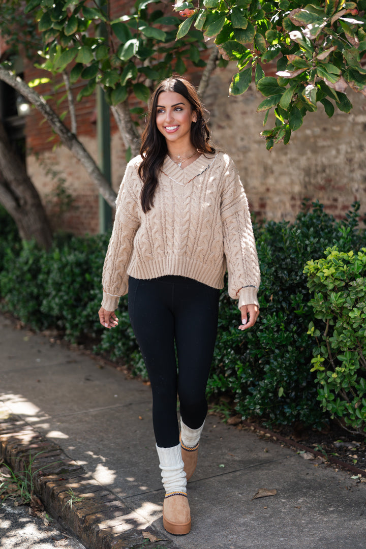 Maplewood Mornings Knit Sweater