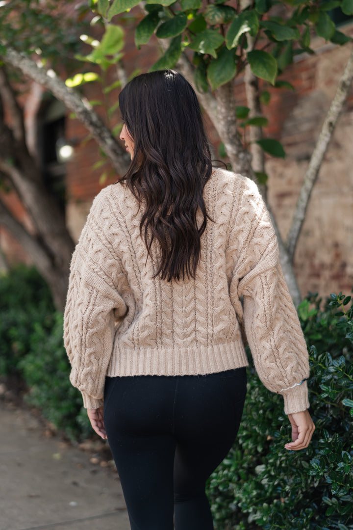 Maplewood Mornings Knit Sweater