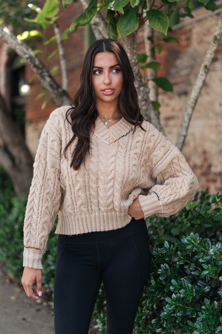 Maplewood Mornings Knit Sweater