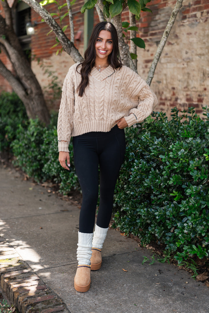 Maplewood Mornings Knit Sweater