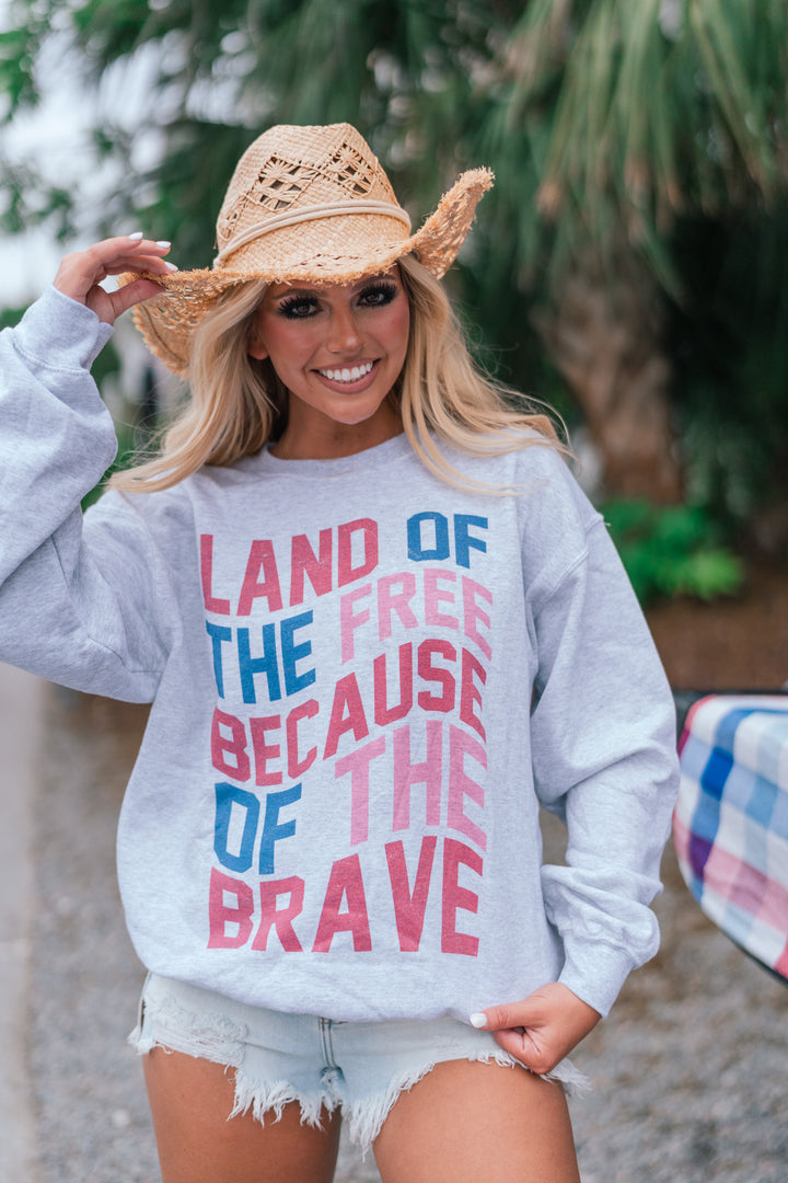 Land Of The Free Oversized Sweater FINAL SALE