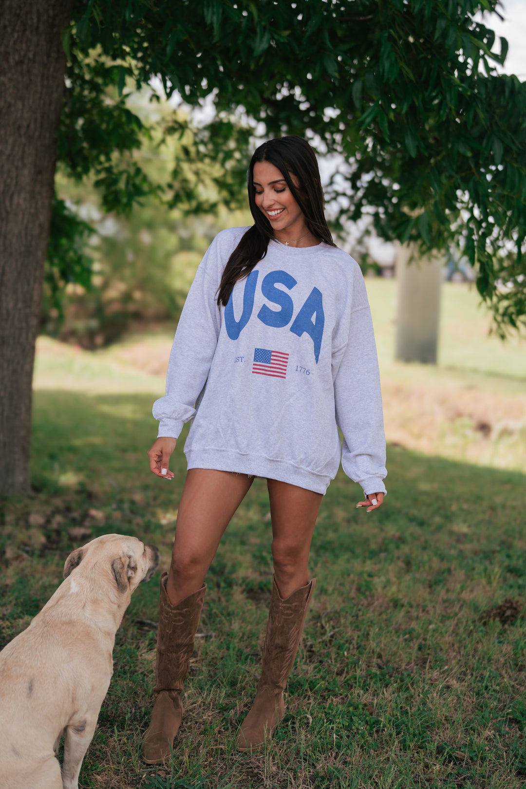 USA Oversized Sweater