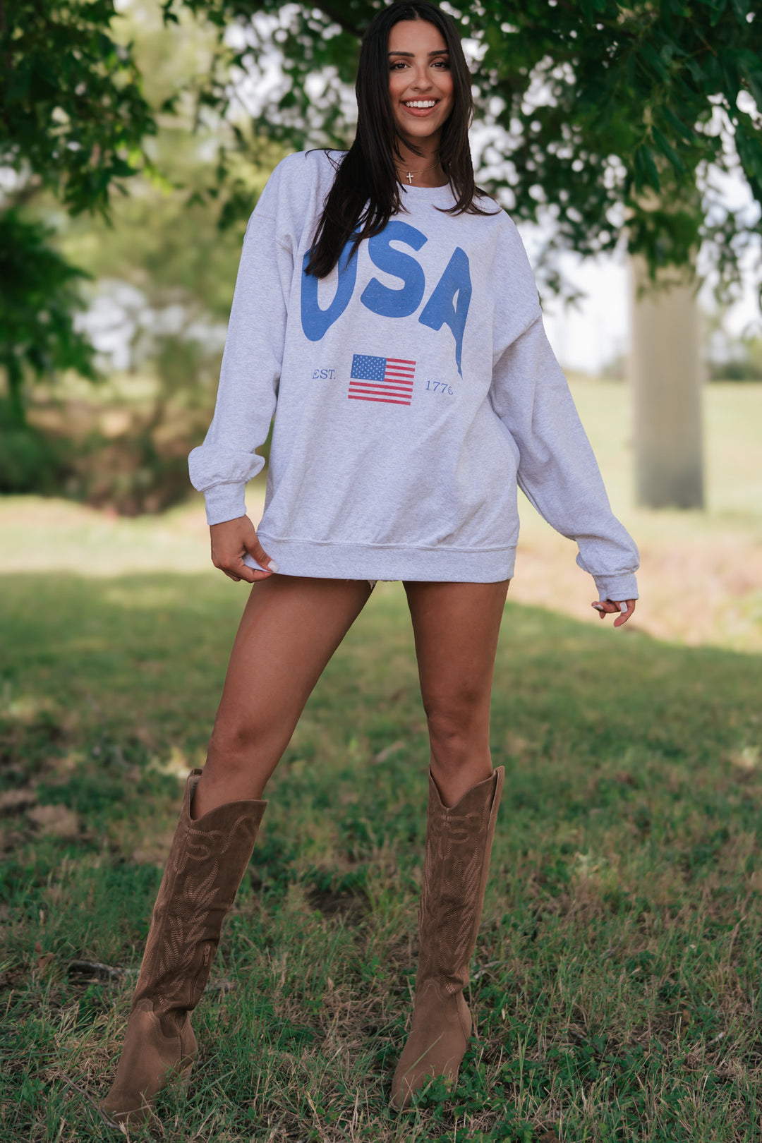 USA Oversized Sweater