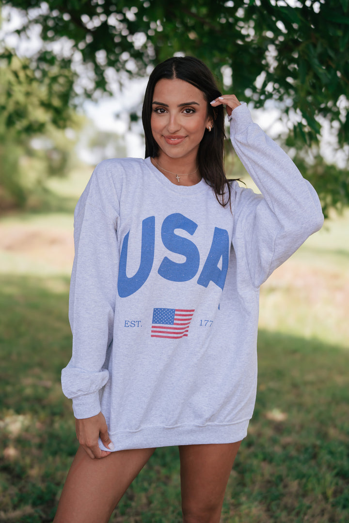 USA Oversized Sweater