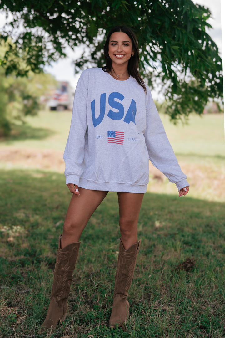 USA Oversized Sweater