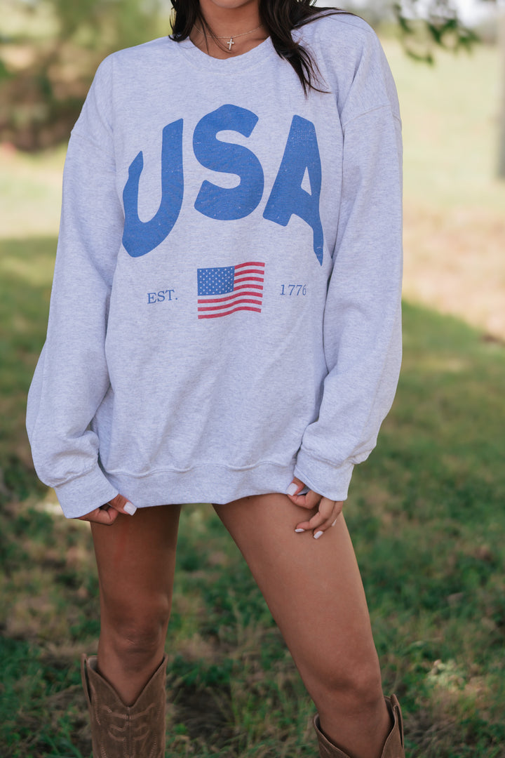 USA Oversized Sweater