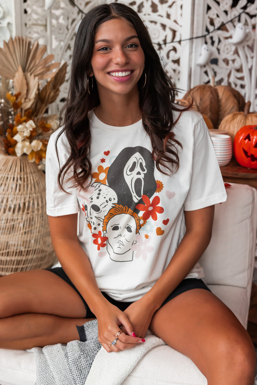 Retro Horror Movies Graphic Shirt