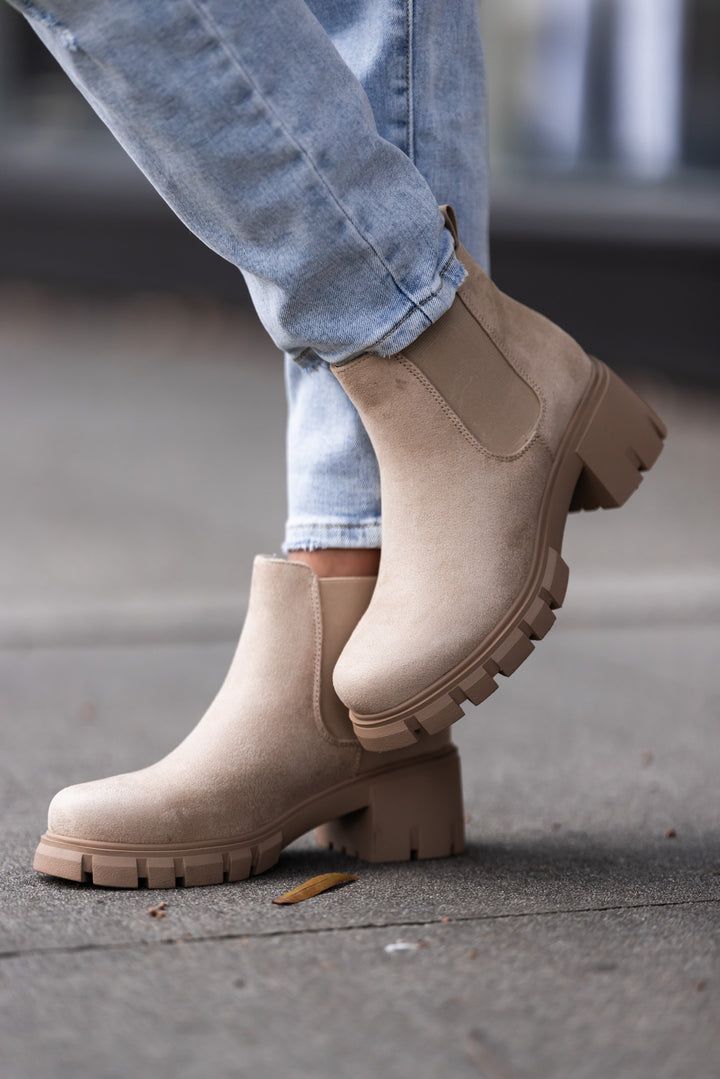 Carina Boots (Sand) FINAL SALE