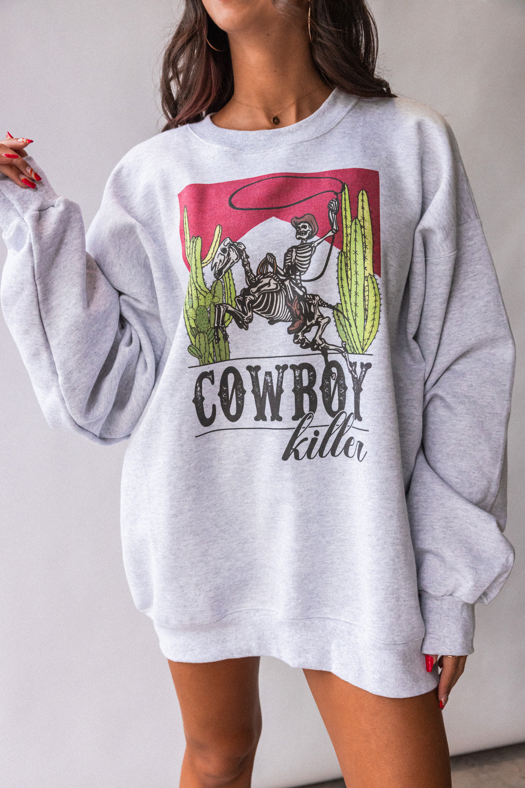 Cowboy Killer Graphic Sweater