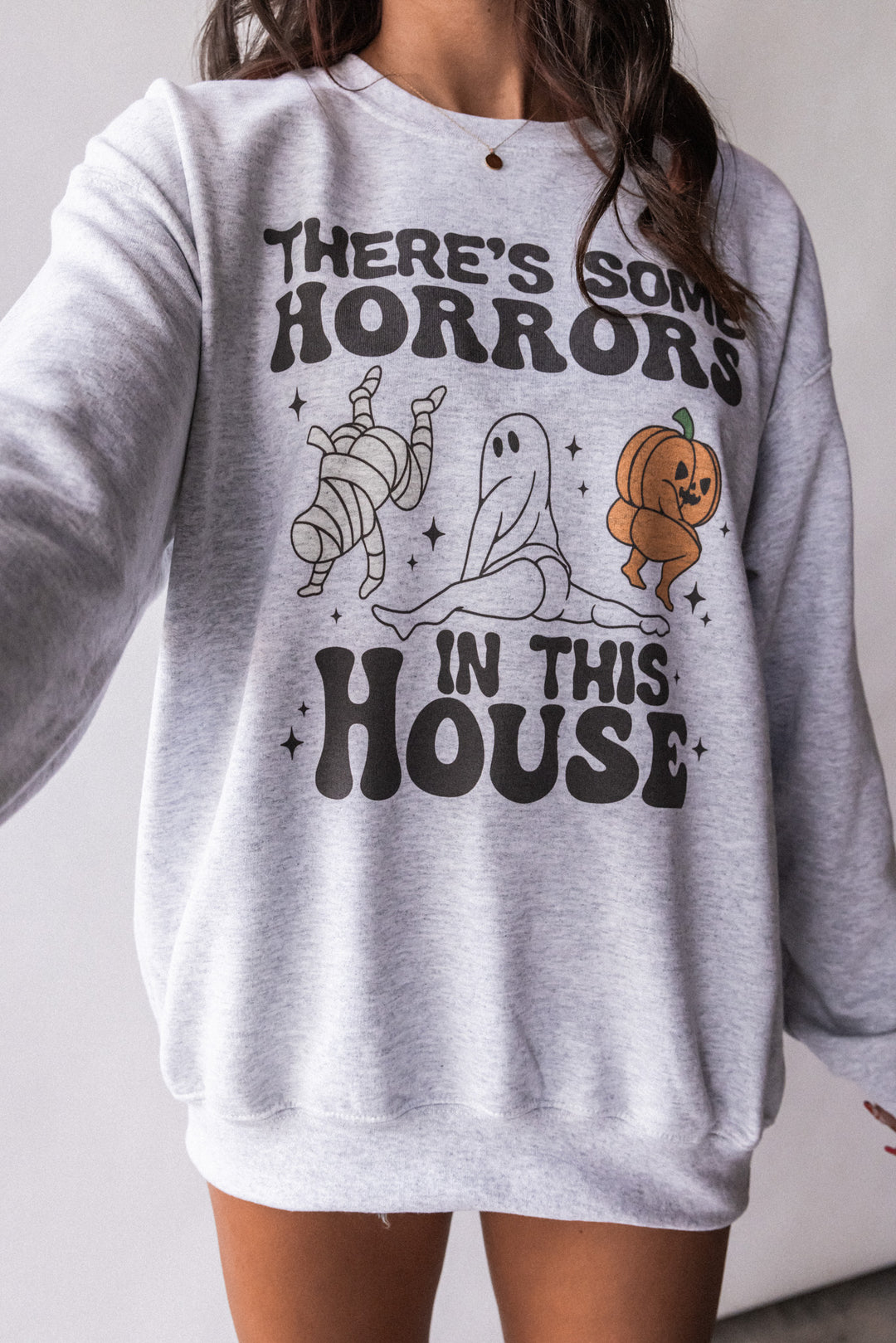 Horrors In This House Graphic Sweater