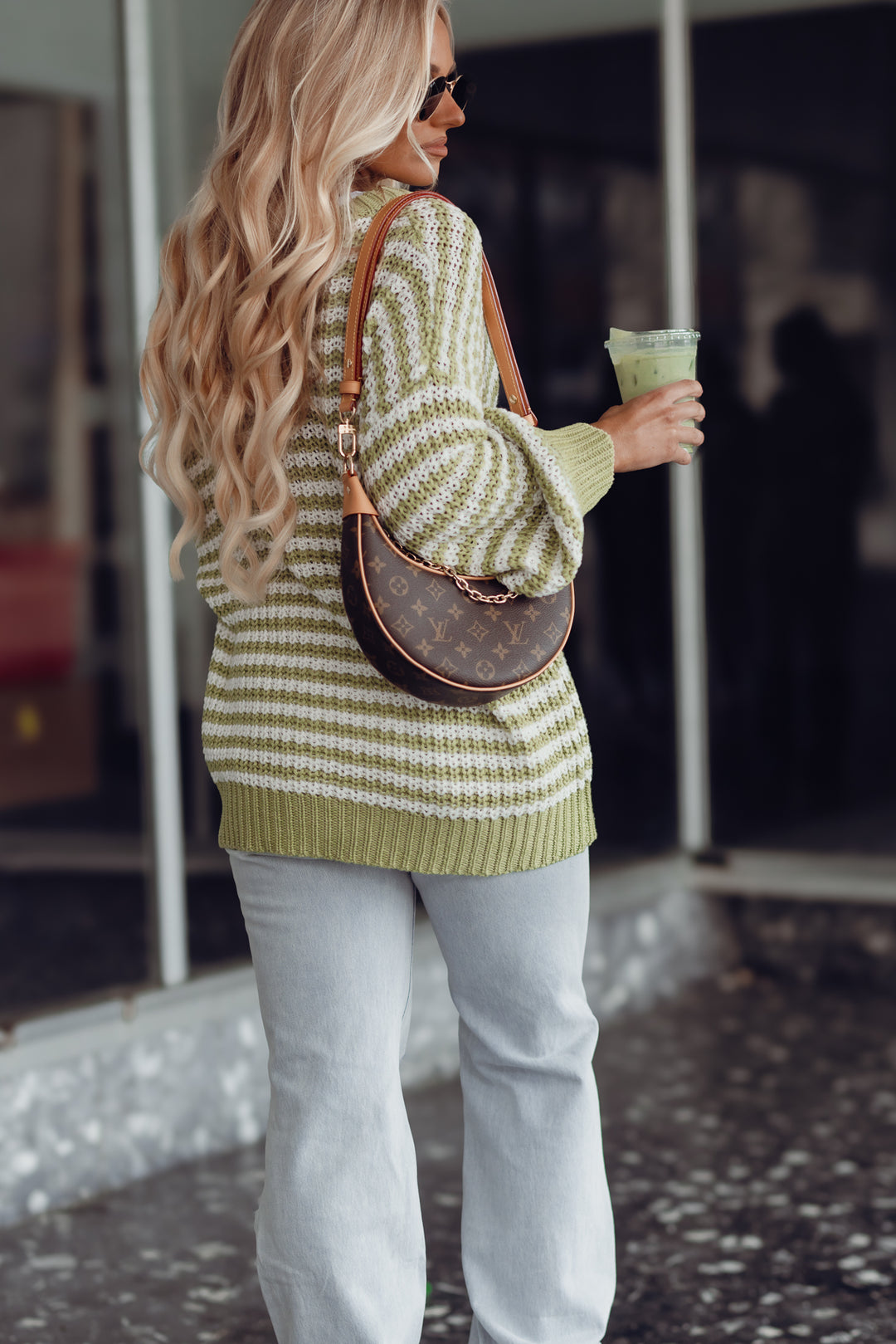 Cory Striped Knit Sweater