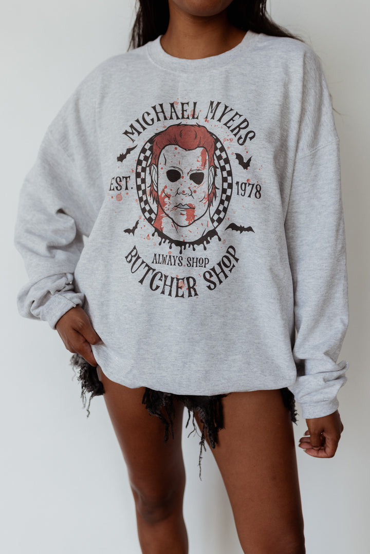 Michael Myers Butcher Shop Sweater