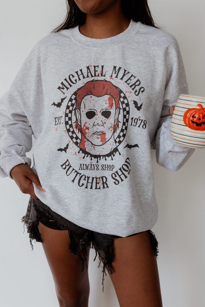 Michael Myers Butcher Shop Sweater