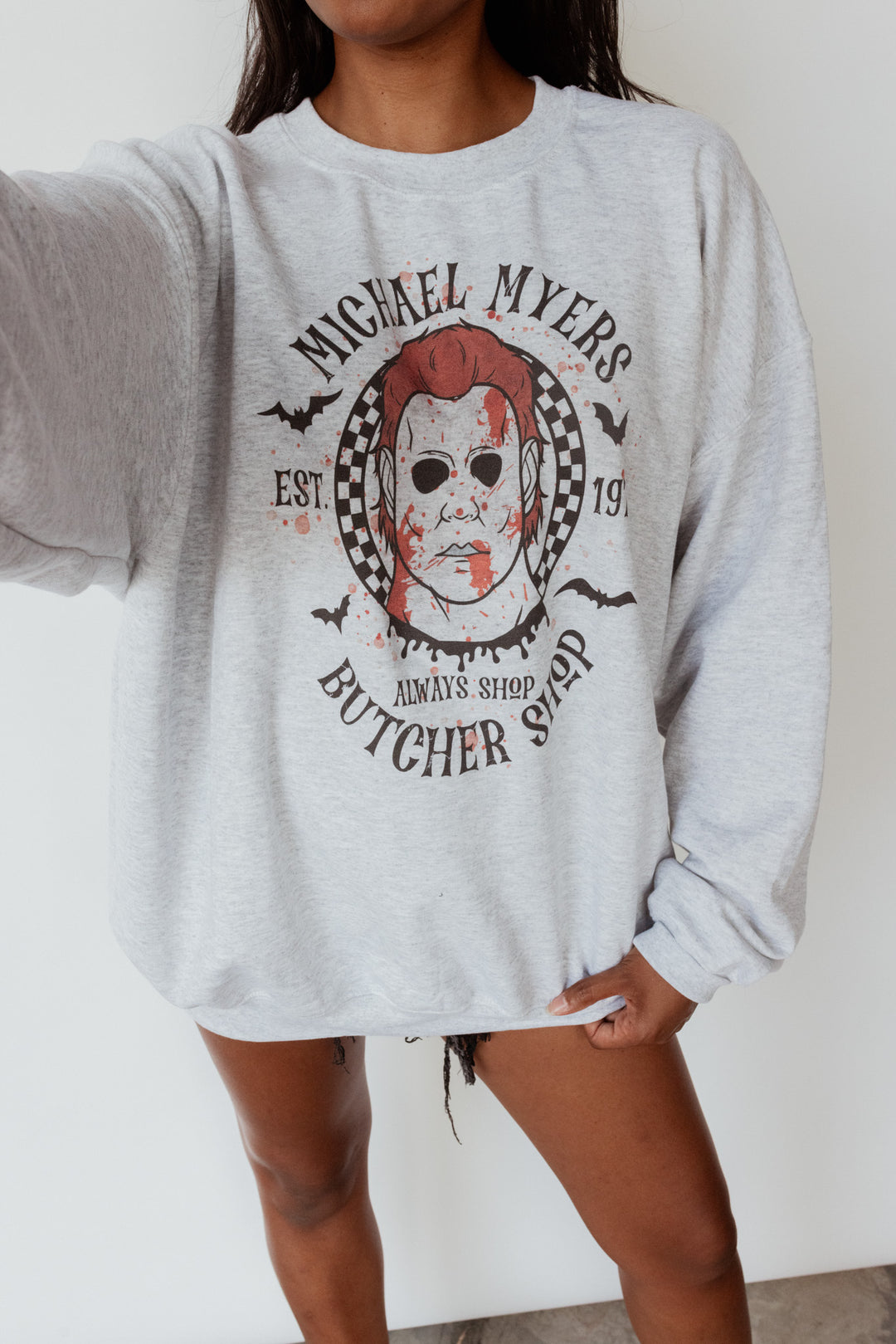 Michael Myers Butcher Shop Sweater