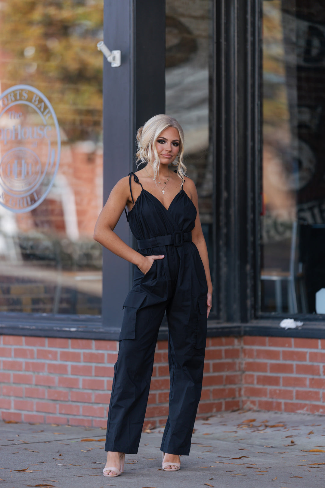 Sienna Cargo Pocket Jumpsuit